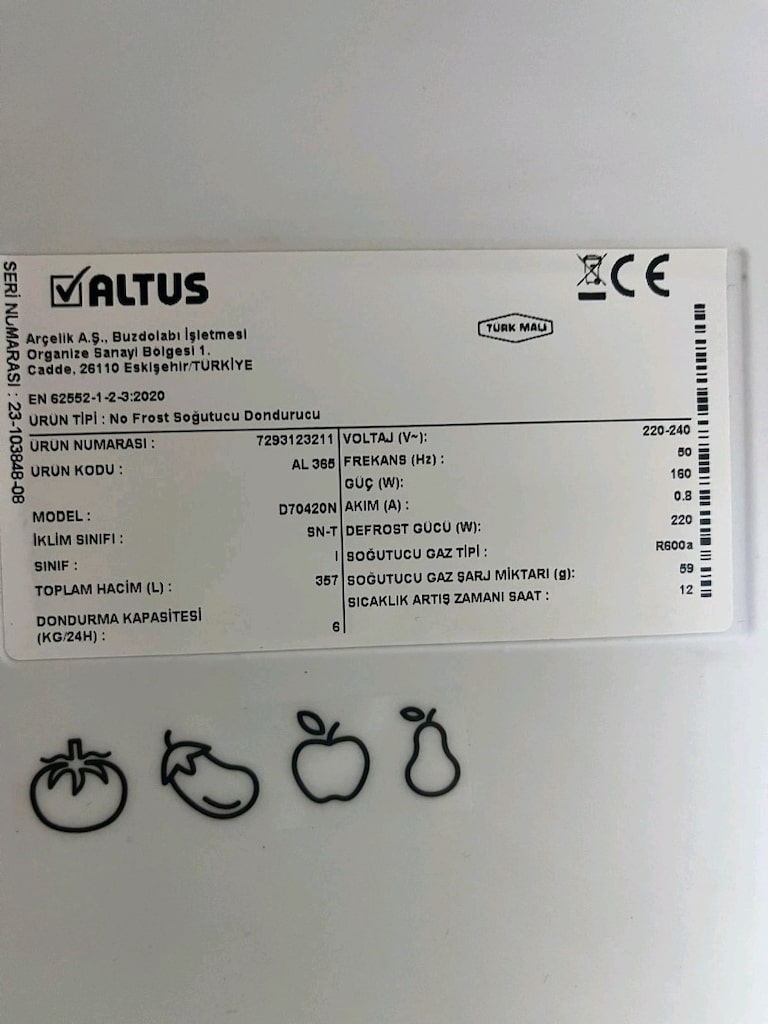 4 YIL GARANTİLİ ALTUS NO-FROST BUZDOLABI - 4