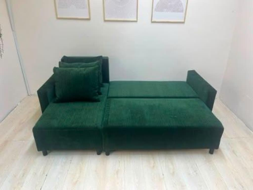 IKEA LUNGVİNK SIFIR KAPLAMA YATAKLI BAZALI L KÖŞE KOLTUK KANEPE - 4