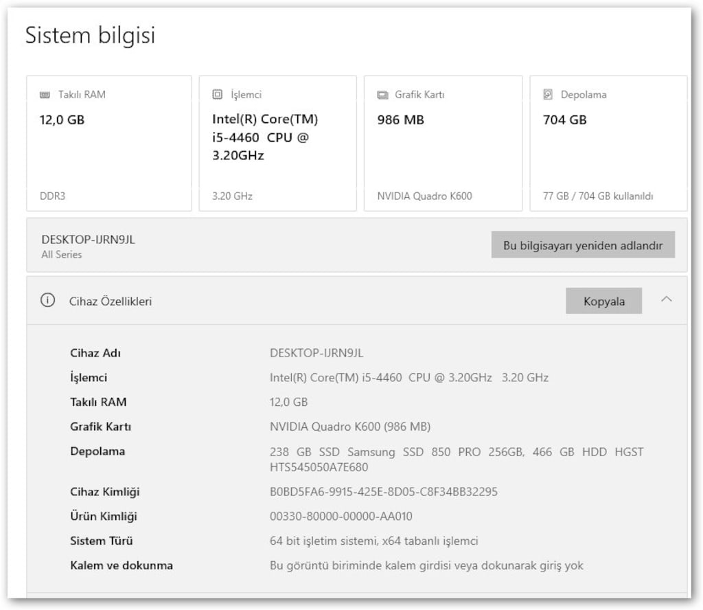 İ5-4570S İŞLEMCİ 16GB RAM 250GB SSD MİNİ PC - 7