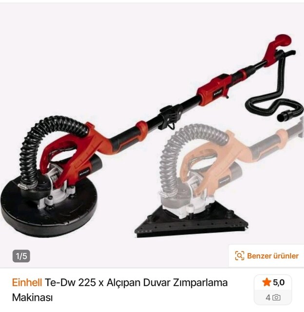 einhell duvar zımpara makinası