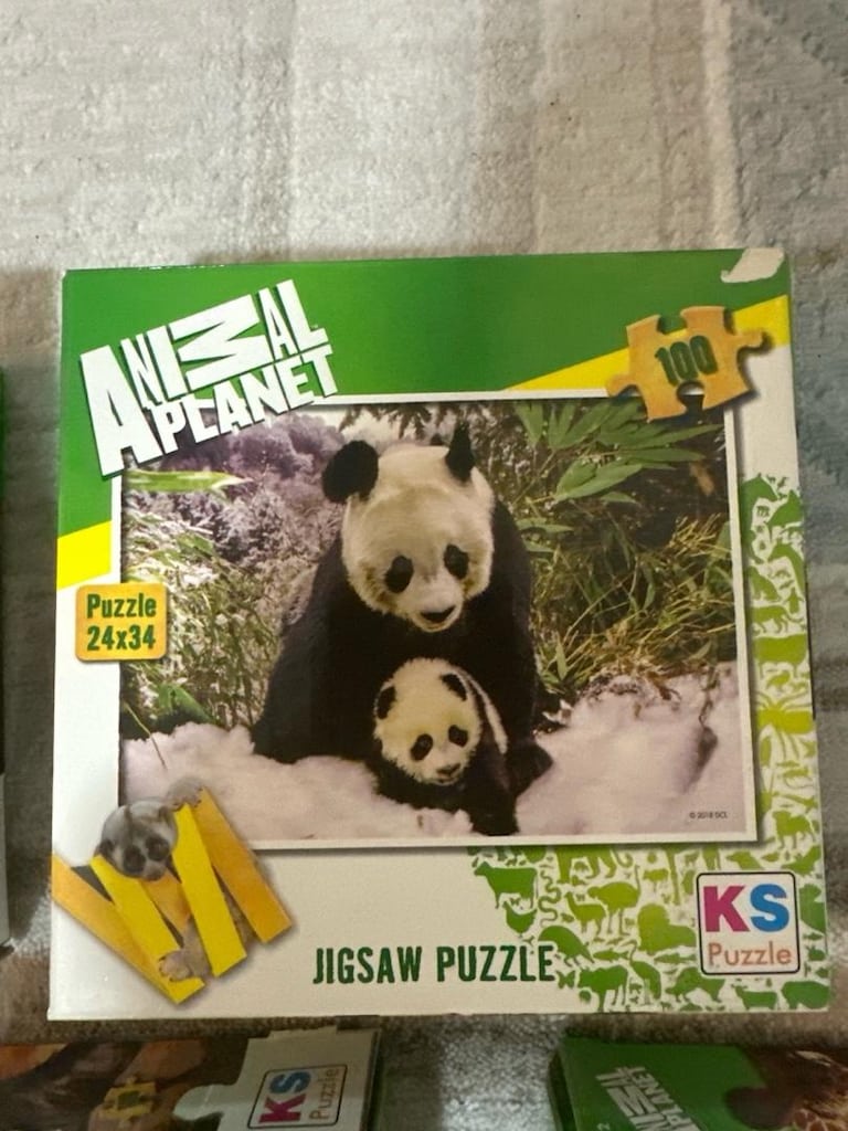 KS5li Renkli Hayvan Figürlü Puzzle Seti - 6