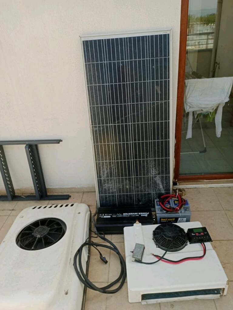 karavan tiny hause frigrofik orbus inverter klima inci akü dağ evi