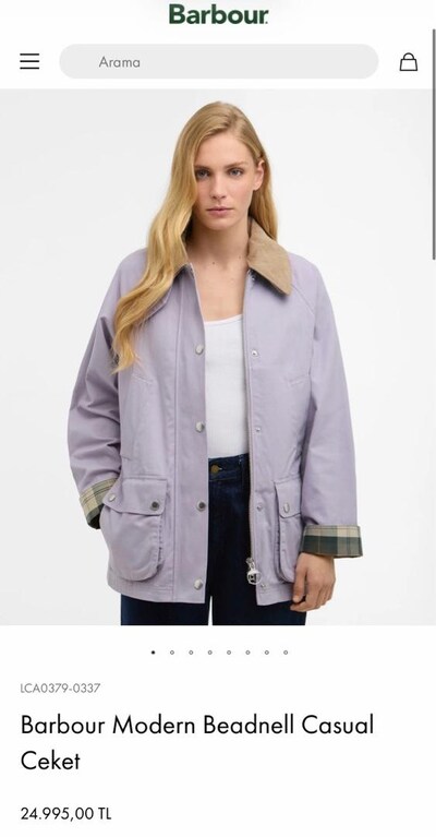 Barbour Modern Beadnell Casual Ceket