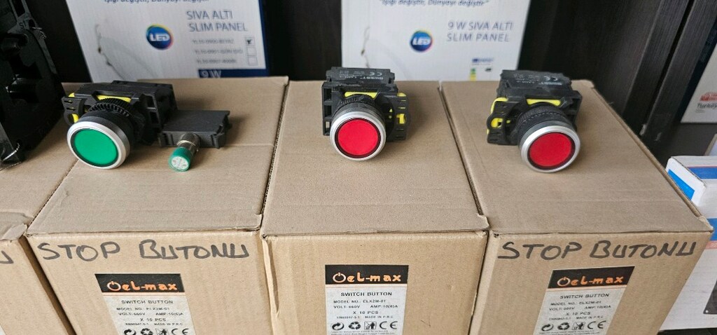 otomatik sigorta pano led trafosu buton ve daha fazlası - 18