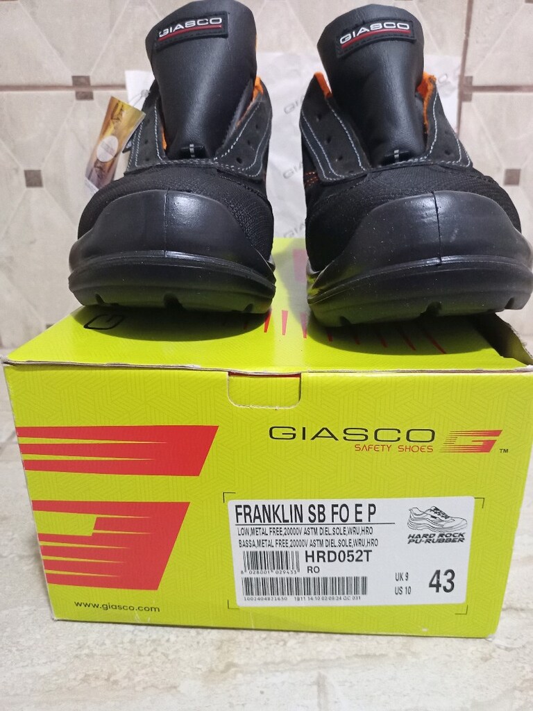 43 NUMARA GİASCO MARKA HDRD 052 T YÜKSEK GERİLİME ELEKTRİKÇİ AYAKKABI - 8