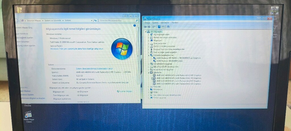 HP PAVİLİON 17.3 DEV EKRAN. GAMİNG.AMD A10 _12 GB RAM_2GB EK_128 SSD.. - 4
