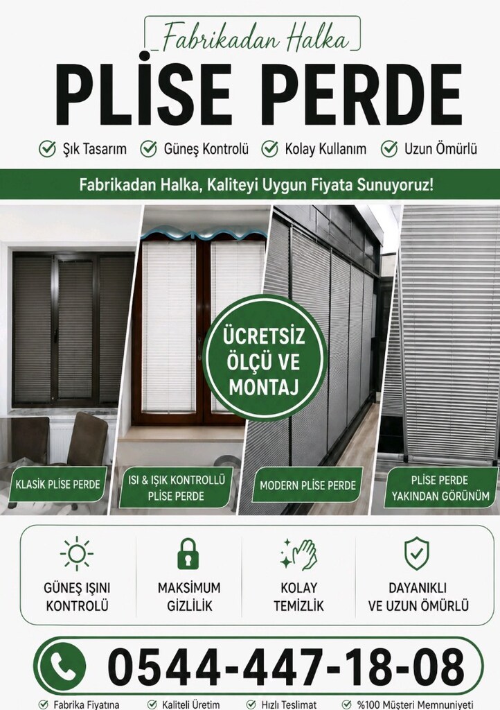 PLİSE PERDELER ( FABRİKADAN) - 7