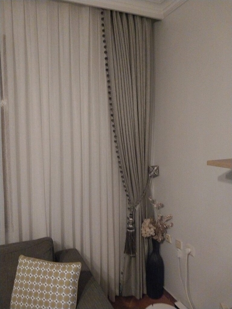 Fon perde temiz yeni modern 2 adet toplam - 3