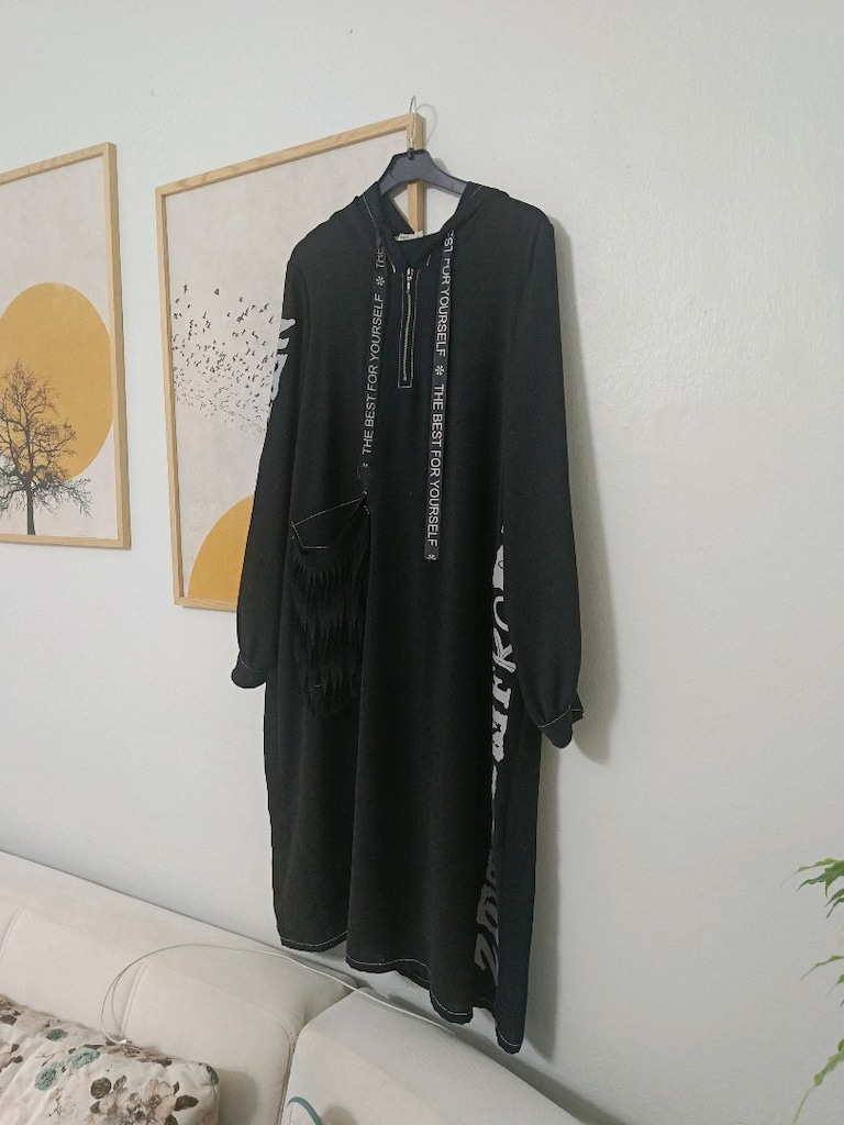 şık kapşonlu tunik - 2