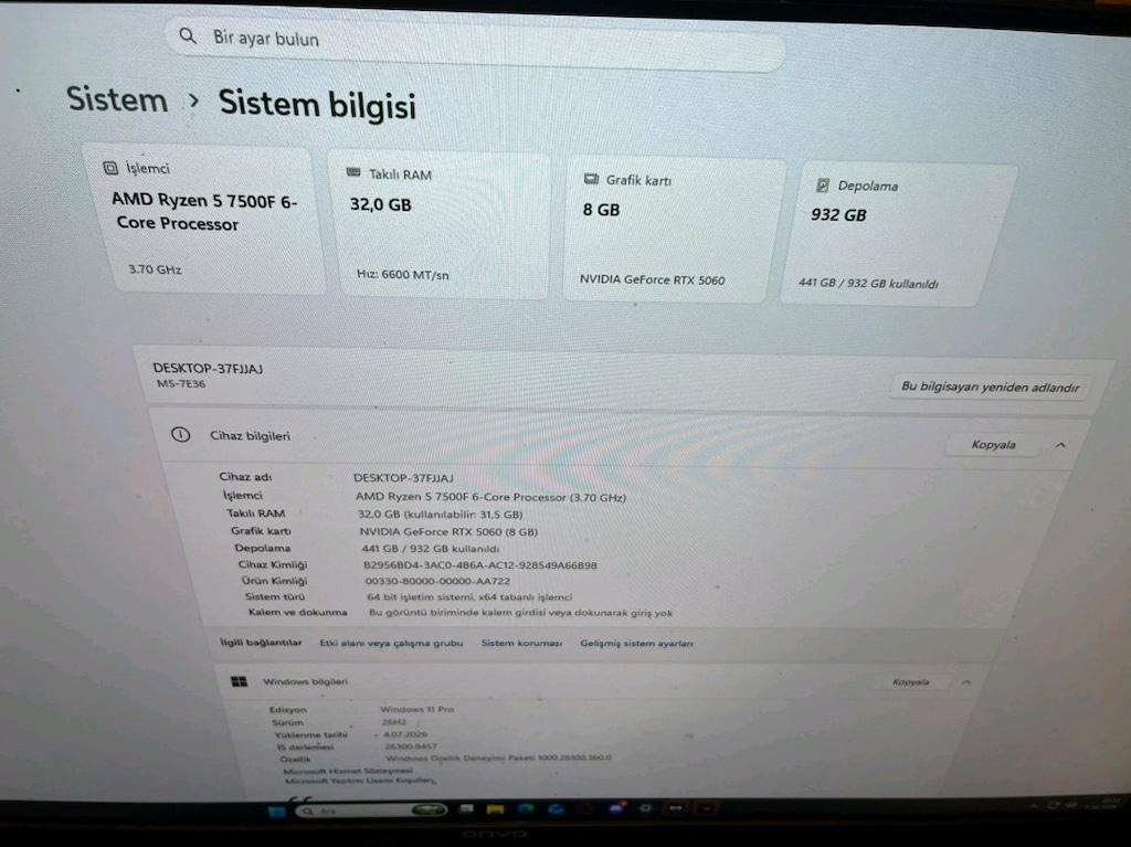 full setup oyuncu pc - 6