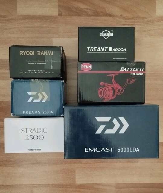 Daiwa, Shimano, PENN marka oltalar