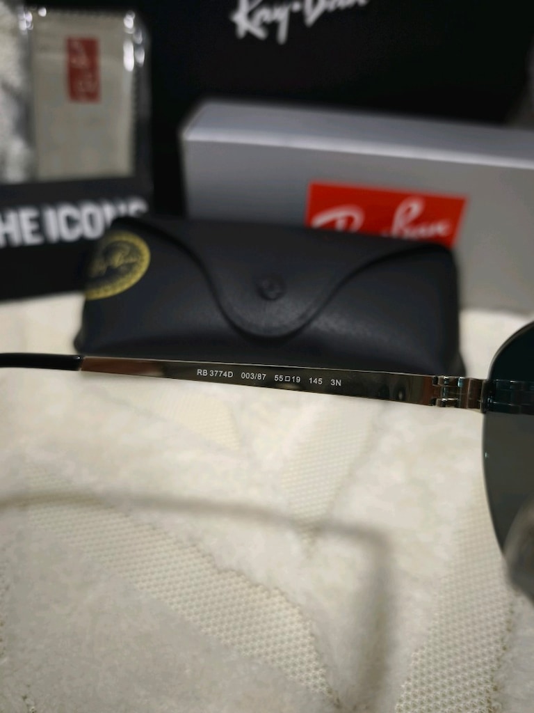 Ray-Ban 3774D Oval Metal Güneş Gözlüğü - 3