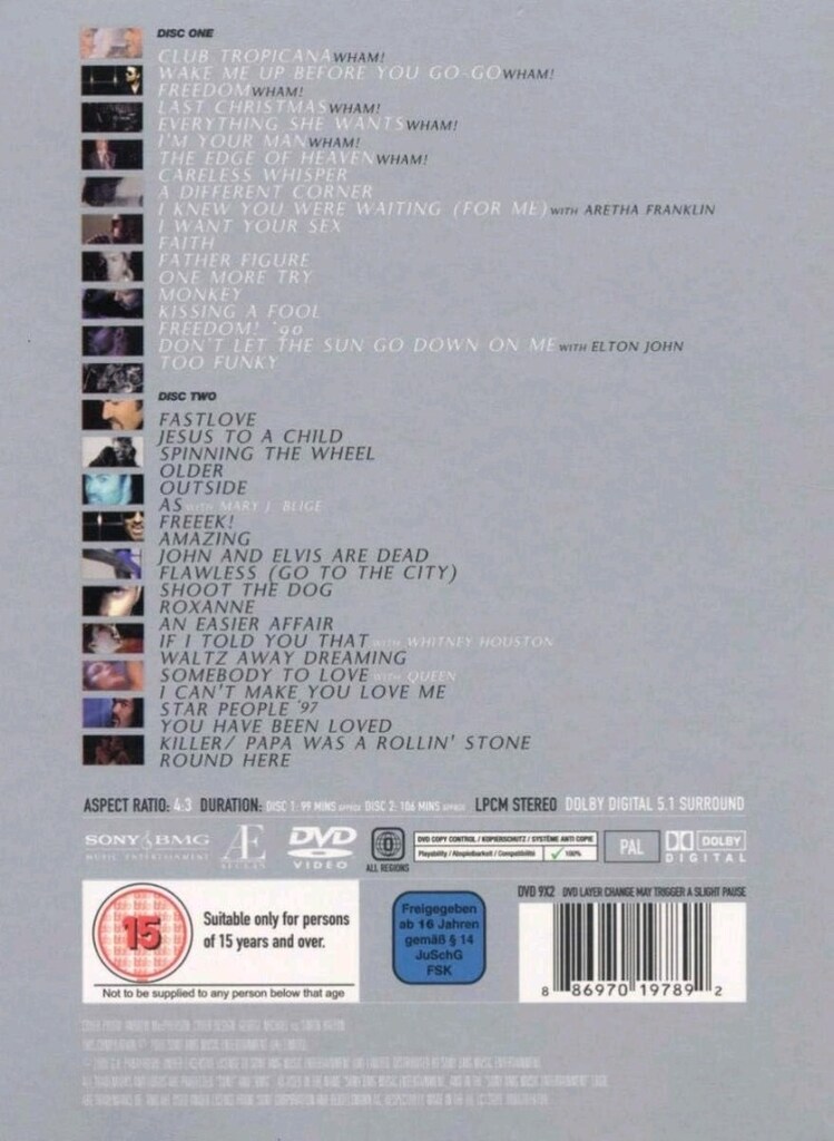 GEORGE MICHAEL / TWENTY FIVE / DVD - 2