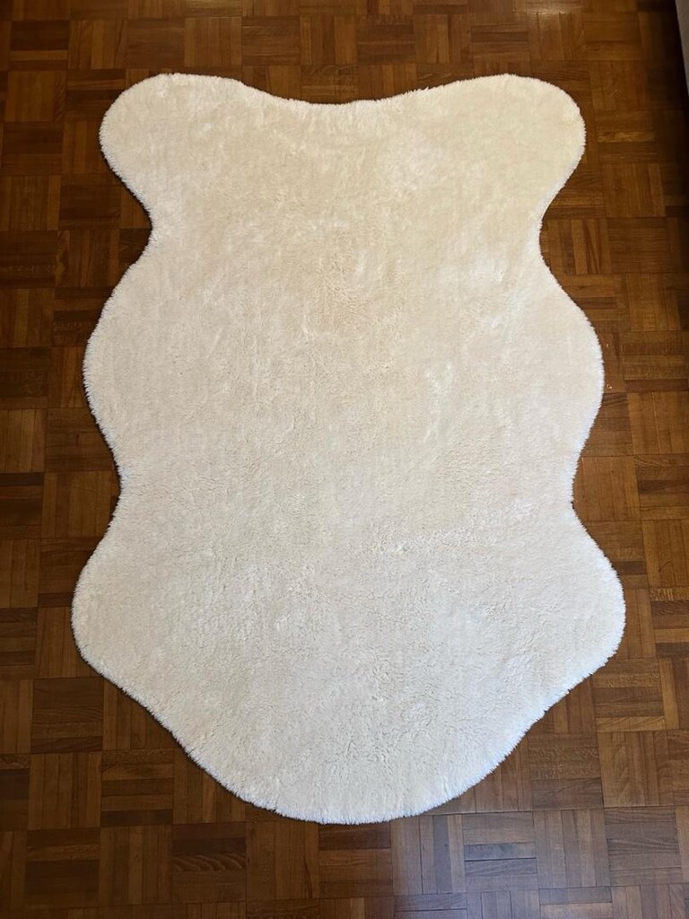 tavşan tüyü ayı postu halı kilim peluş yumuşak - 8