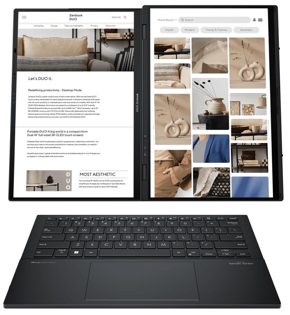 SIFIR-ASUS ZENBOOK DUO UX8406CA-PZ218W (2x14 3K OLED 2880x1800) - 7
