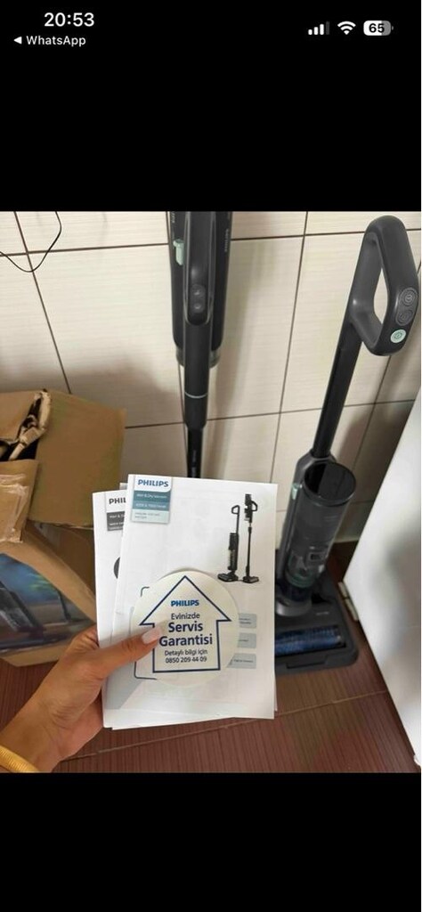 philips aqua trio şarjlı süpürge - 2