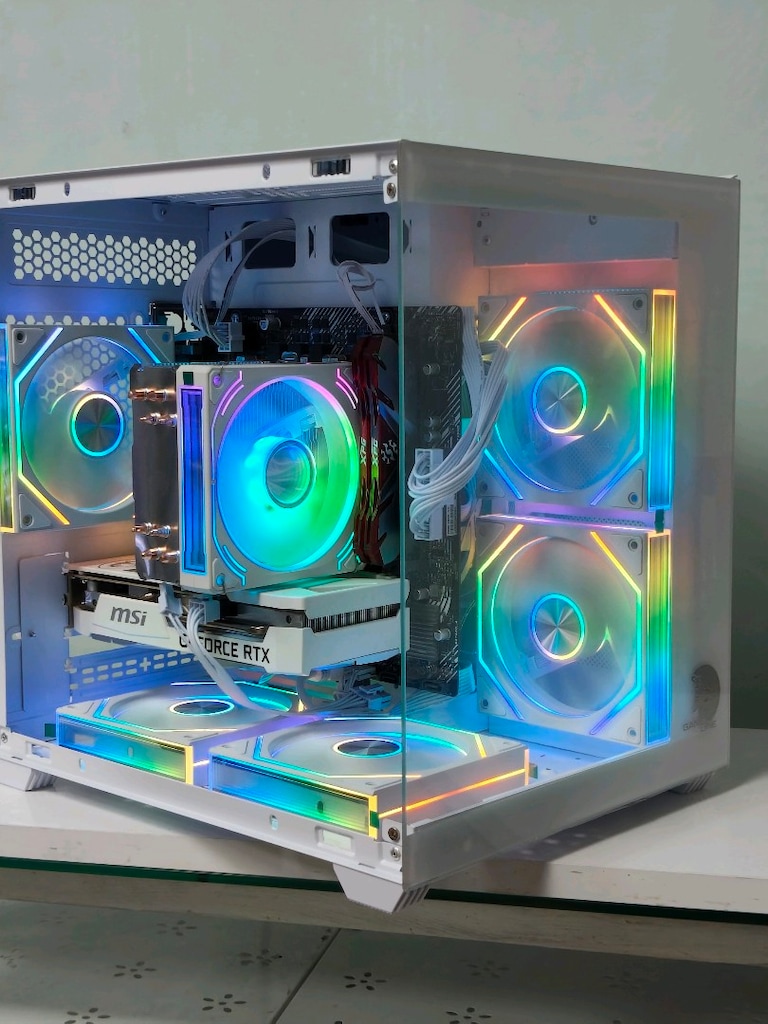8GB RTX 3050 RYZEN 5500 16GB RAM 512GB M2SSD 600W AKVARYUM KASA - 7