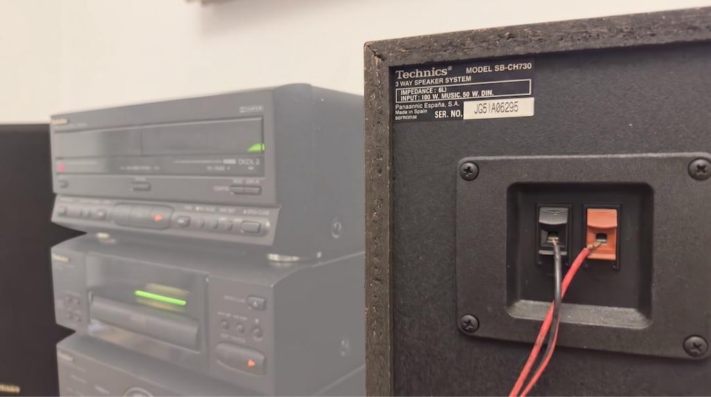 Orijinal Japon Technics CH730 Üç Yollu Hoparlör Takımı - 4