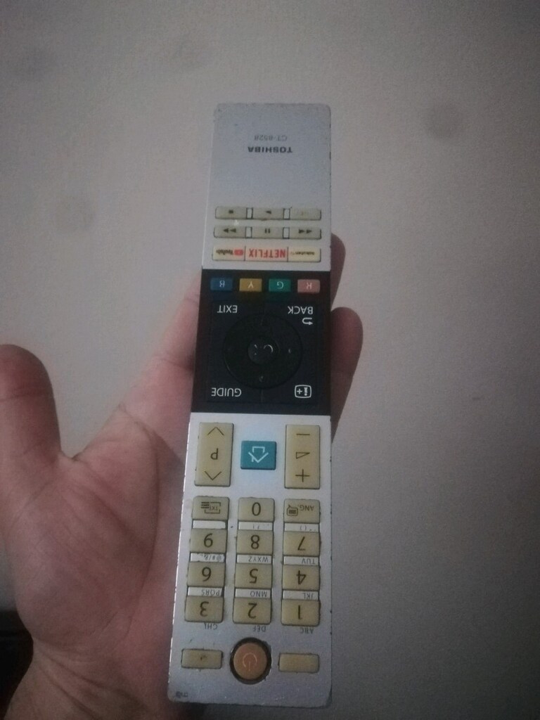 Toshiba orijinal televizyon uzaktan kumandası TV kumanda - 3