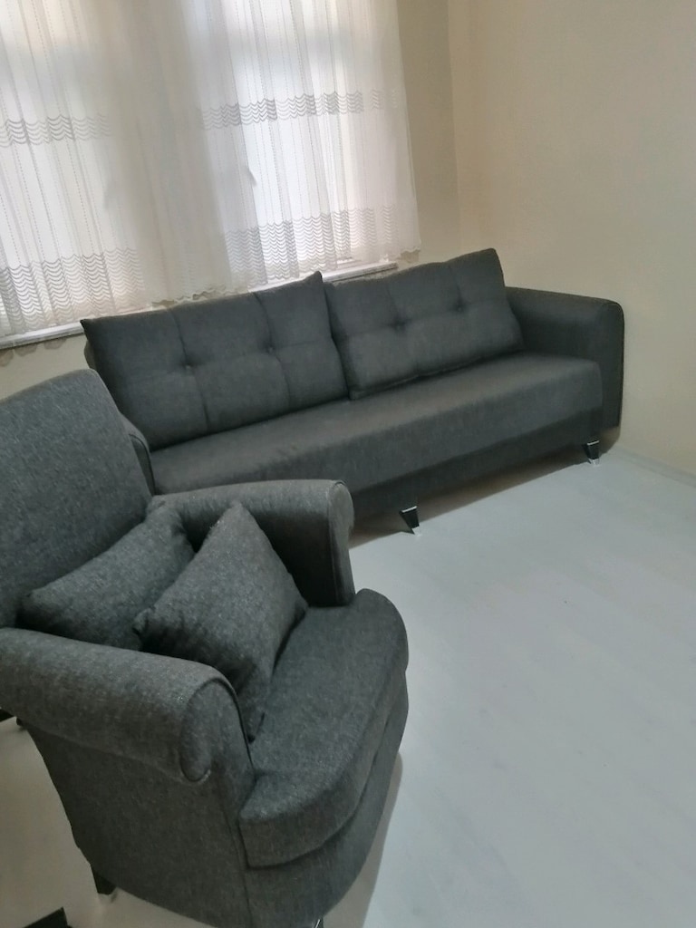 gri renk 2 adet üçlü 2 adet berjerli koltuk takımı - 10