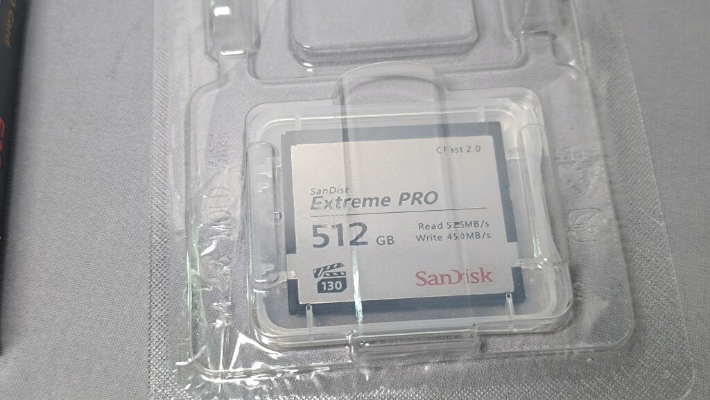 SANDİSK 512GB CFAST 2.0 HAFIZA KARTI 450MM YAZMA - 2