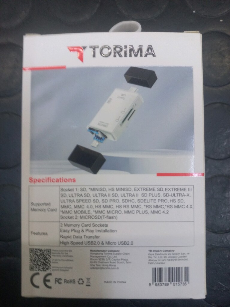 Kart Okuyucu (6 in 1 Usb-Otg Hub TypeC) - 2