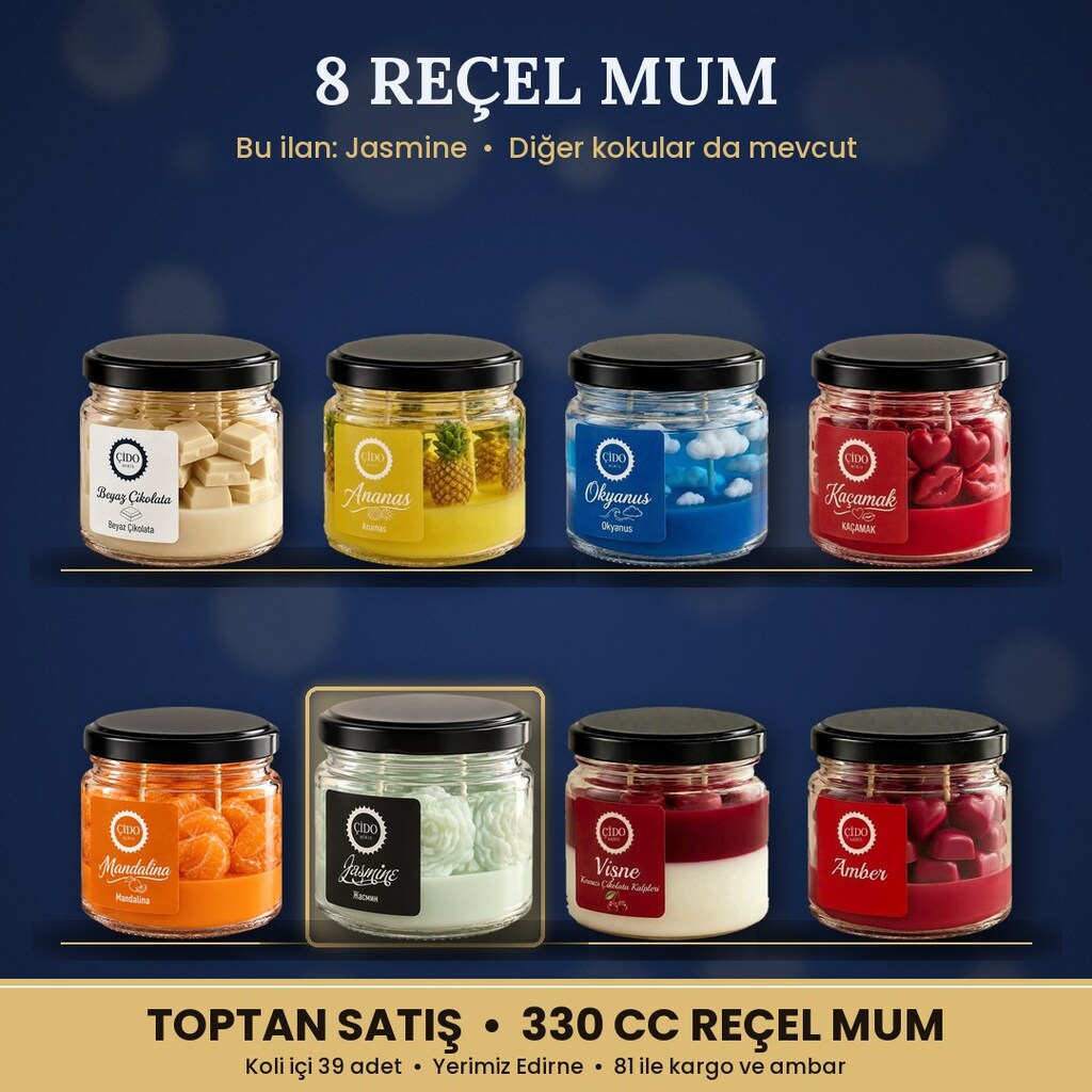 KOKULU MUM 330CC JASMINE ÇİDO MİRİS TOPTANCIDAN - 3