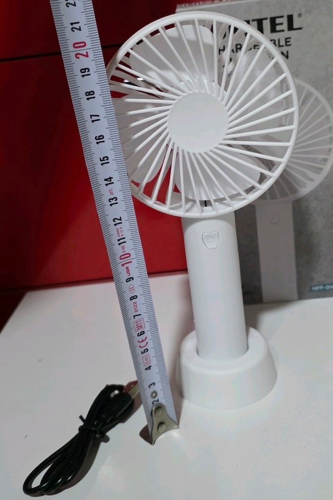 Kumtel Şarj Edilebilir Mini El Fanı BEYAZ. Sıfır kutusunda. - 3