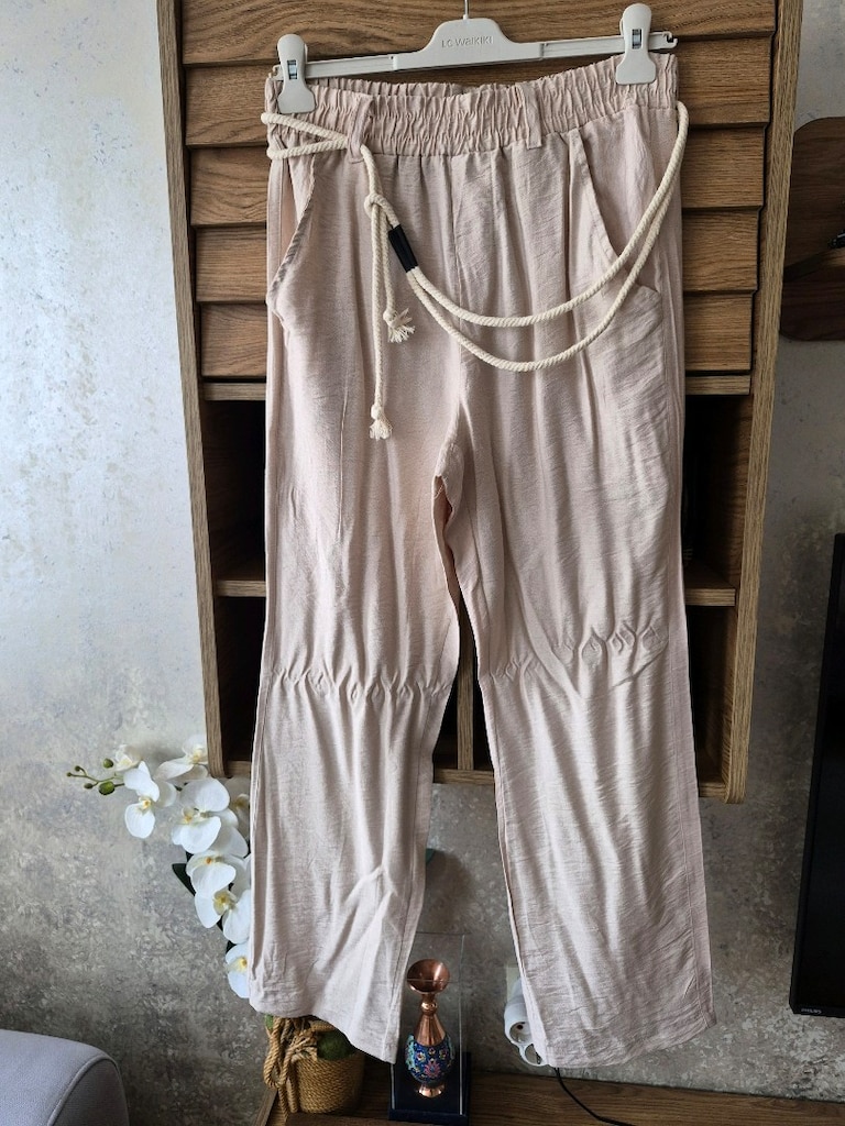 keten bej pantolon - 4