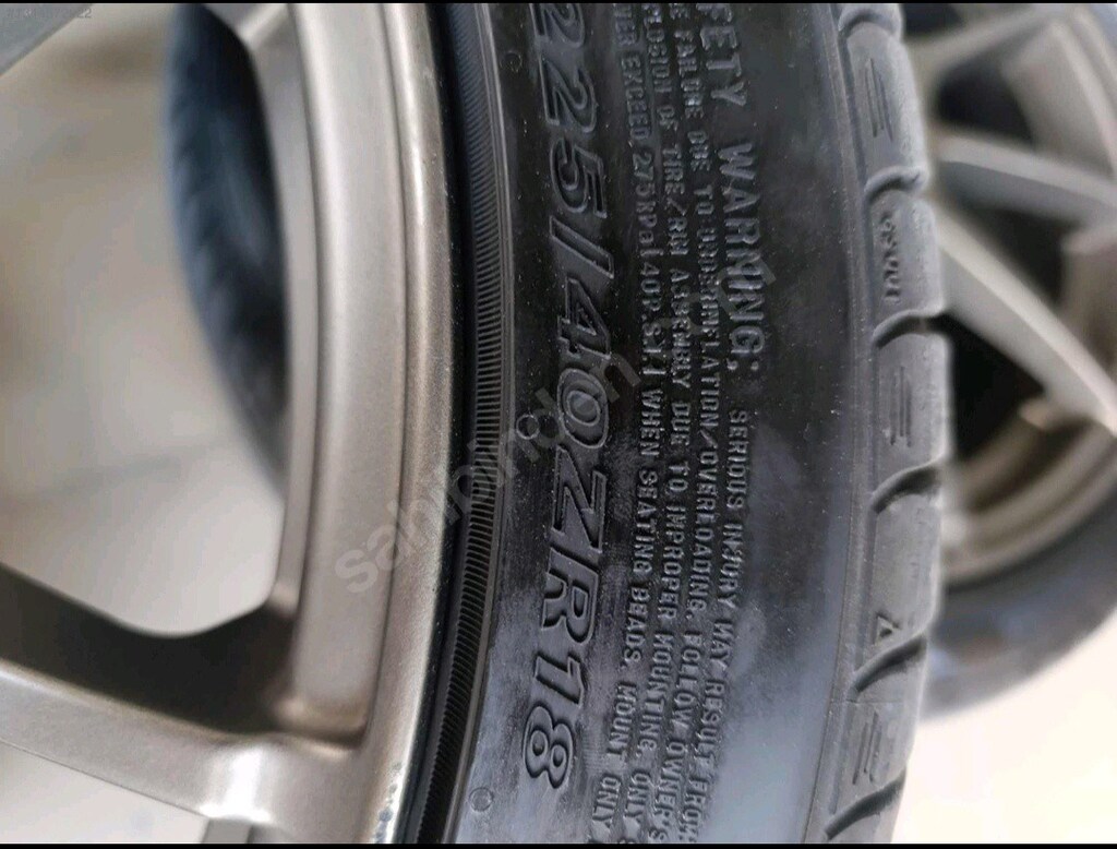 18 5x112 sparco assetto gara jant lastik takımı hatasız - 4