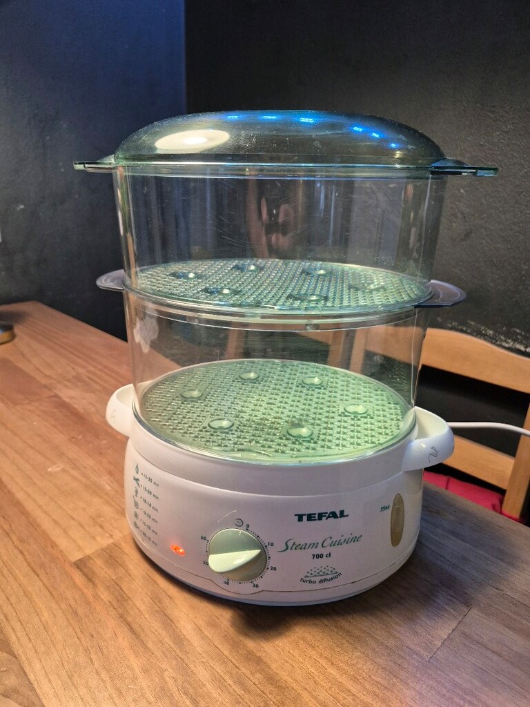 Tefal Steam Cuisine 700d, beyaz gövdeli ve şeffaf cam kapak - 4