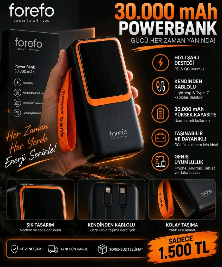 Forefo 30.000 power FAST - 2