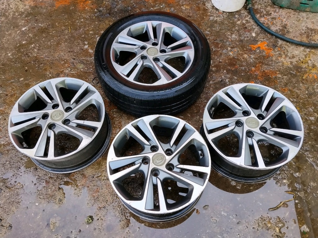 Orjinal Hyundai Elantra çelik jant 16inc 5x114.3 sorunsuz temiz jant - 3