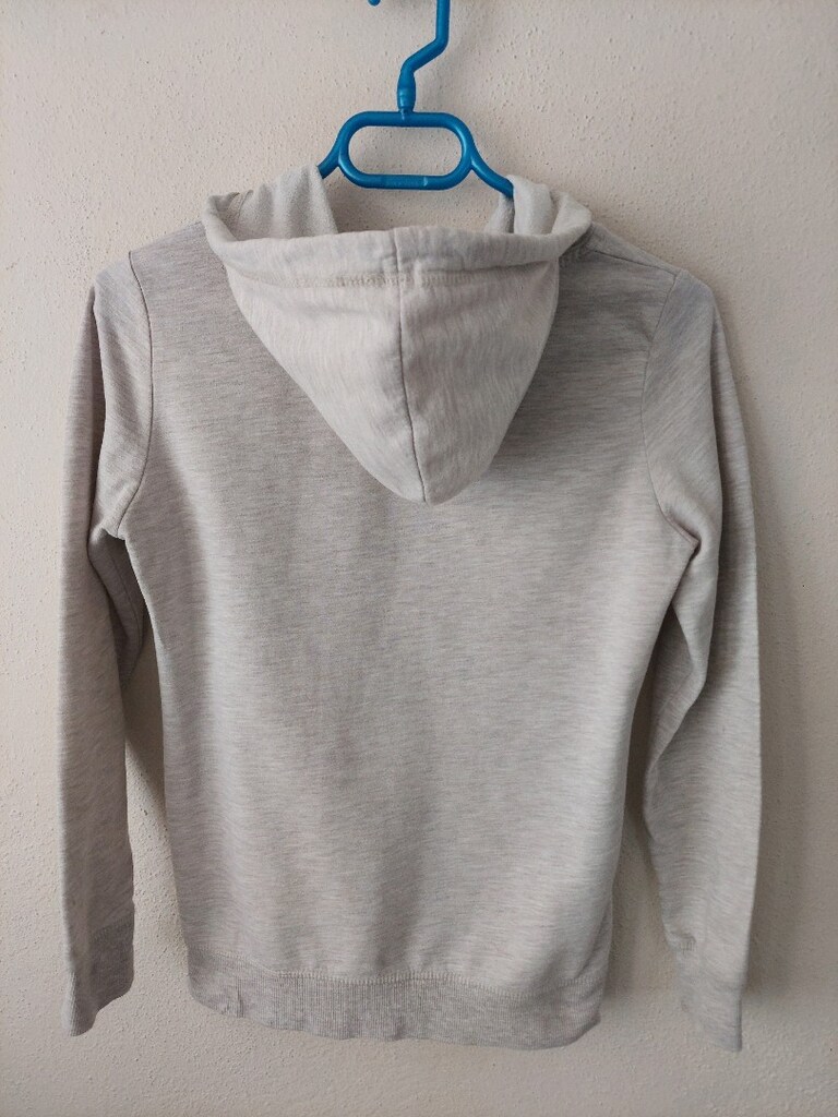 LCW ekru melanj Kapüşonlu Sweatshirt-hırka - 4