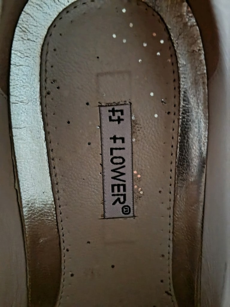 Lesille FLOWER Dore simli önü Gümüş Droglu maskeretli sneaker. - 7