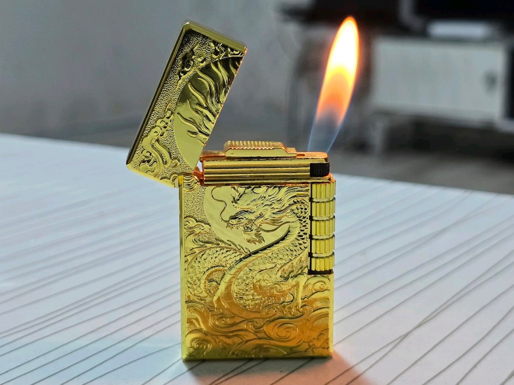 3 lü lot Sıfır Zippo Dupont Tarzı Gazlı Çakmak - 3