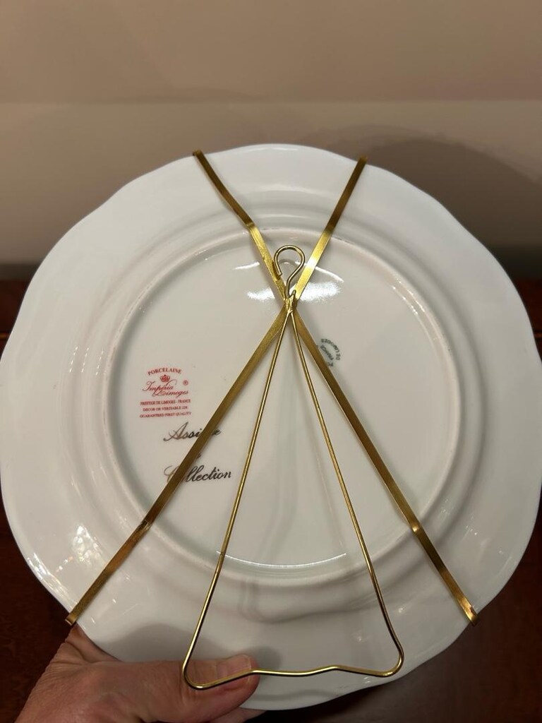 Limoges frogonartlı dekoratif tabak - 3