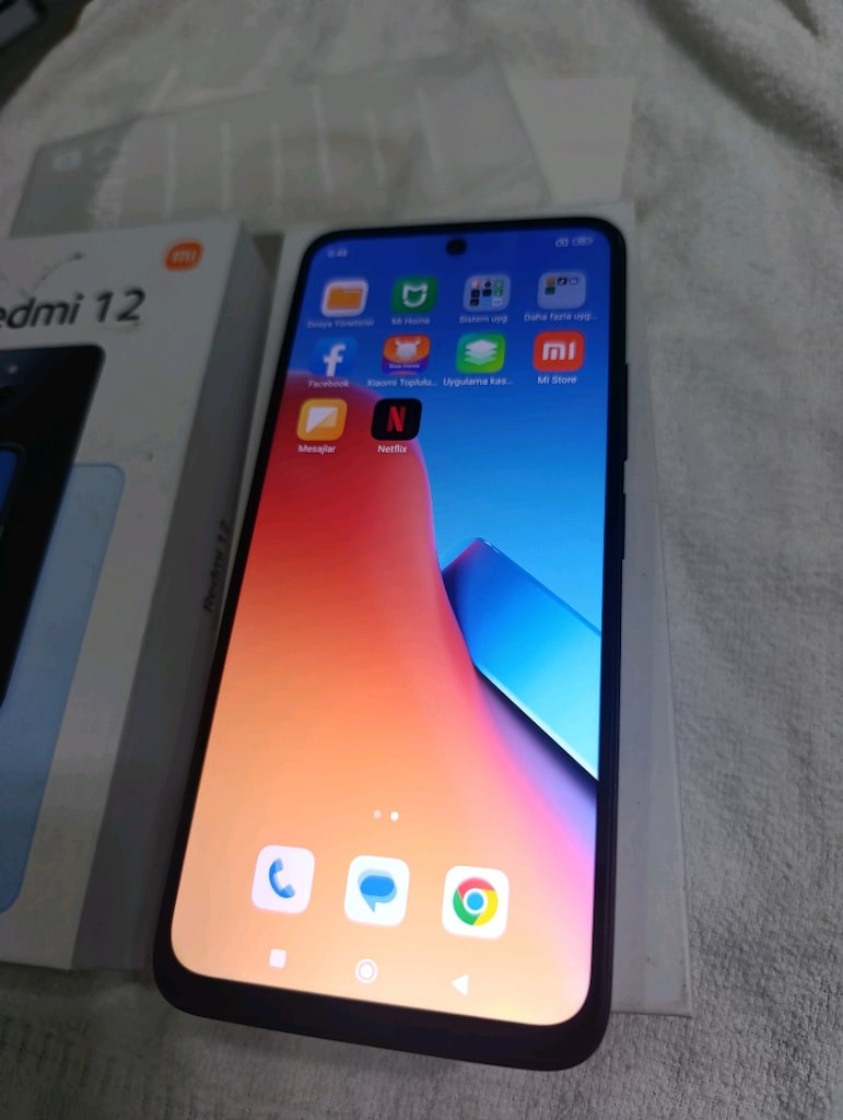 redmi 12 8 + 8 RAM 128 gb kutulu faturalı - 4