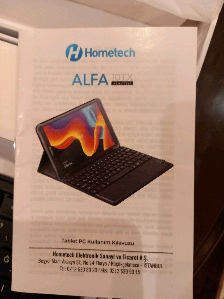 KLEVYE HOMETECH ALFA 10TK TABLET KLAVYESI - 8
