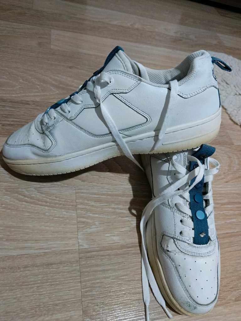 Karl Kani Beyaz / Mavi Sneaker (Numara: 46 / US 12) 44 giyene uyar - 3
