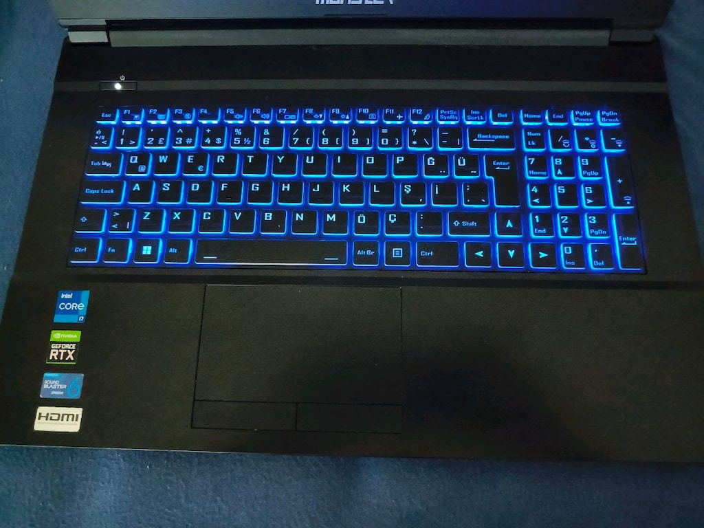 FULL DONANIM (32GB RAM - 1TB SSD): Monster Abra A7 V13.3 | 17.3"144HZ - 2