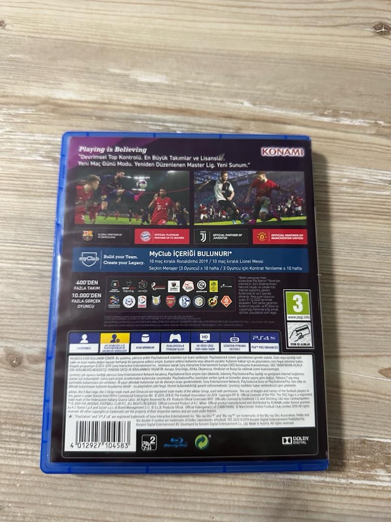 PES 2020 Plastation4 - 2