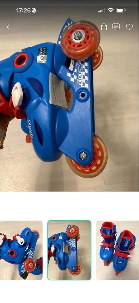 Decathlon Paten 26-28 Numara Temiz çok az kullanıldı - 2