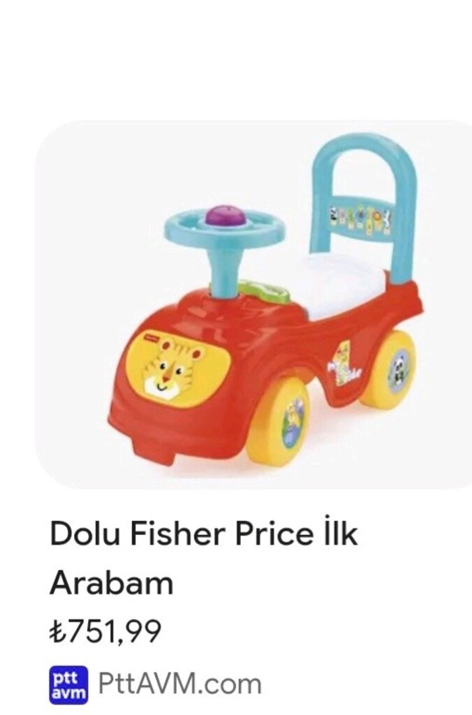 Fisher Price ilk adım arabası. İlk adım çocuk arabası. İlk arabam. - 12