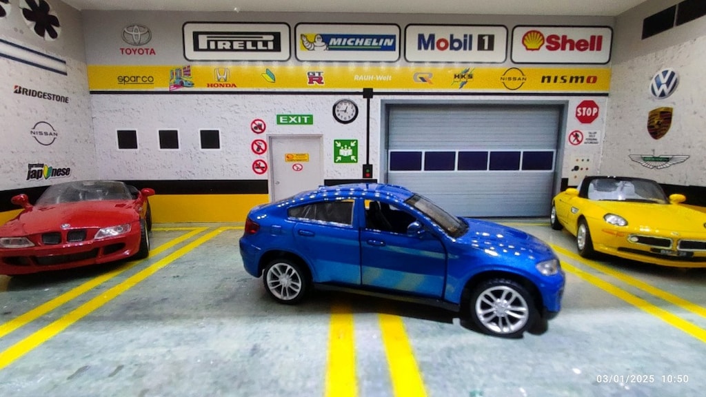 BMW X6 SUV modeli metal diecast oyuncak araba - 9
