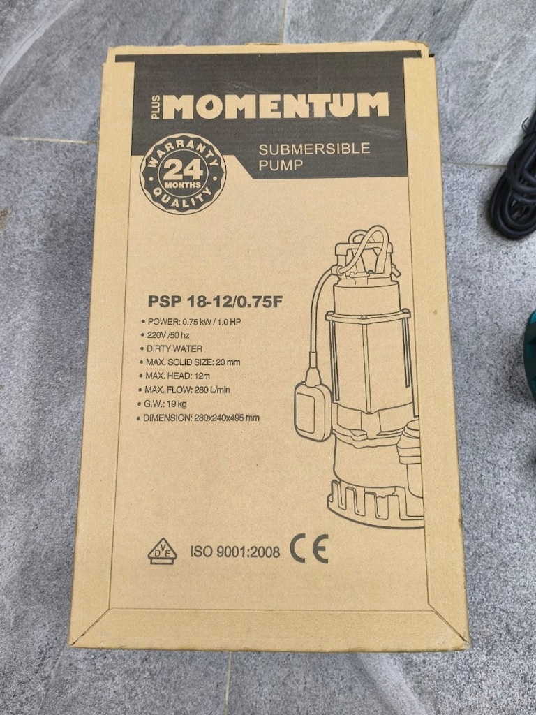 MOMENTUM PSP18-12/0.75F 1hp Dalgıç pompası.. - 10