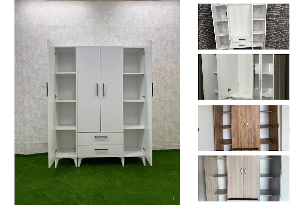 4 kapaklı elbise dolabı lutxqfttgi - 3