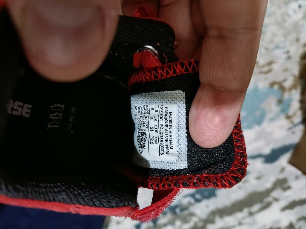 Kırmızı Converse Bebek Spor Ayakkabı - 4