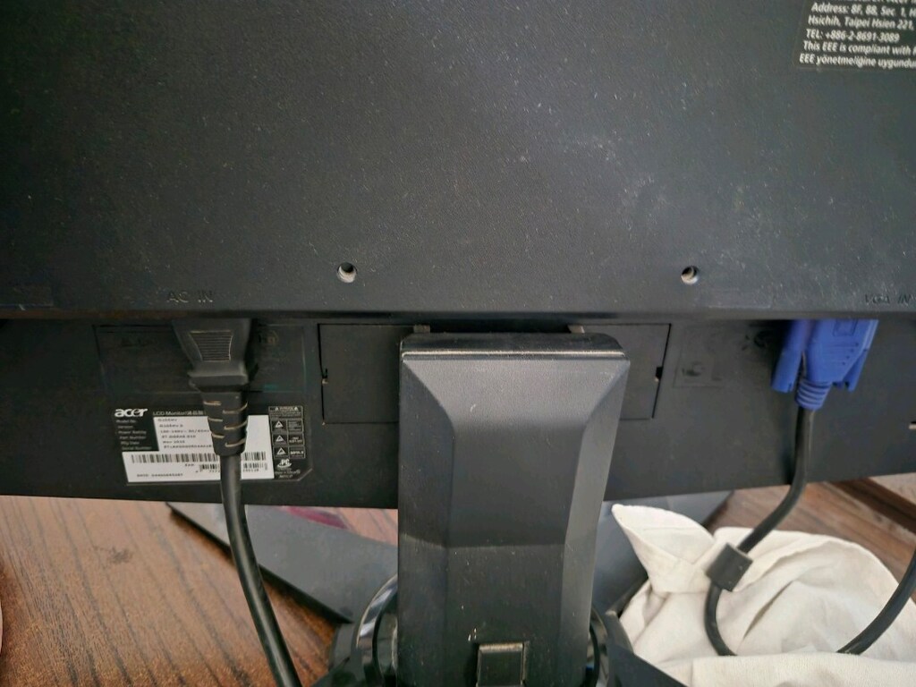 Acer Siyah Monitör - 9