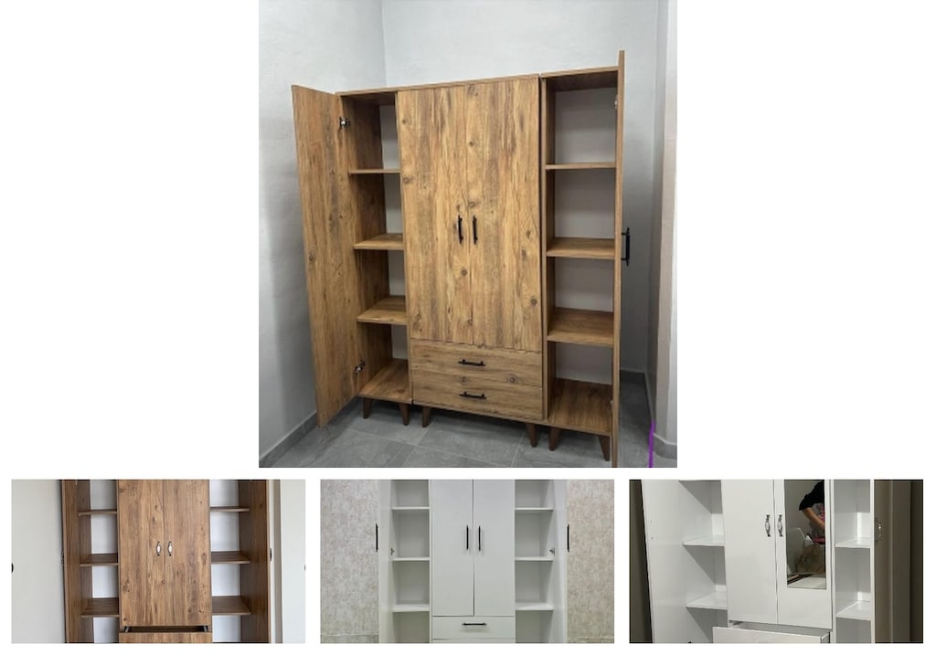 4 kapaklı elbise dolabı ykzpdbxbgq - 4